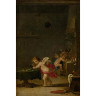 David Teniers The Younger - Amoretti in an Alchemists Workshop.webp