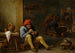 Bauernbild in einer Taverne, der seine Pfeife anzündet - David Teniers der Jüngere — Ansicht des Kunstwerks