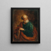 Saint Pierre - David Teniers the Younger — framed artwork on a wall