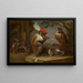 Singerie - David Teniers der Jüngere — gerahmtes Bild an der Wand