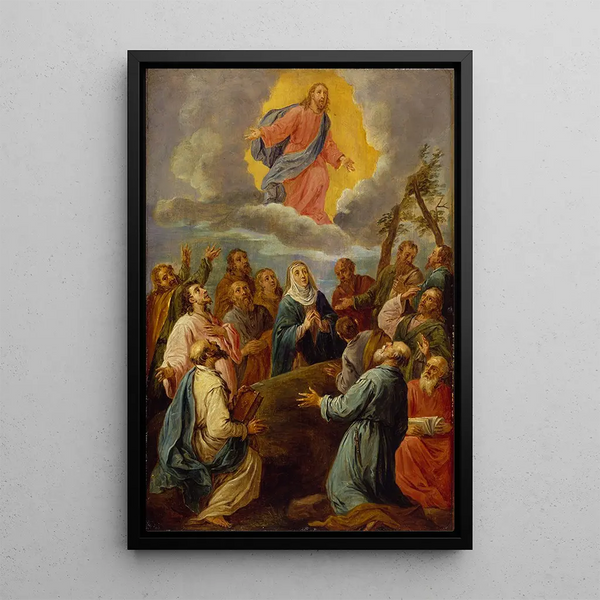 L'Ascensione d'après Leandro Bassano - David Teniers il Giovane — quadro incorniciato alla parete