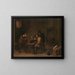 I giocatori - David Teniers il Giovane — quadro incorniciato alla parete