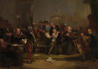 David Van Der Kellen III - Anno 1568 Filips Willem wordt uit de hogeschool te Leuven ontvoerd.webp