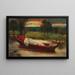 La Dame de Shalott - David Wilkie Wynfield — gerahmtes Bild an der Wand