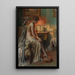 Eine Dame im Boudoir - Delphin Enjolras — gerahmtes Bild an der Wand