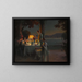 Giovani donne sul lago - Delphin Enjolras — quadro incorniciato alla parete
