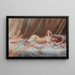 Akt mit Rosen - Delphin Enjolras — gerahmtes Bild an der Wand