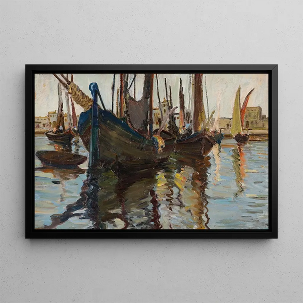 Demeter Koko - Fischer im Hafen.webp