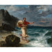 Reproduction of the painting Demosthenes by the sea - Eugène Delacroix
