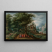 Der Midas-Urteil - Denis van Alsloot — gerahmtes Bild an der Wand