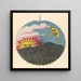 Design di lanterna al tramonto - Anonimo — quadro incorniciato alla parete