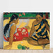 Riproduzione del dipinto Due Donne Tahitiane - Paul Gauguin