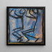 Zwei Figuren - Egon Schiele — gerahmtes Bild an der Wand