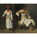 Reproduction of the painting Two studies of an Indian from Calcutta, seated and standing - Eugène Delacroix