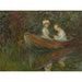 Reproduktion des Gemäldes Zwei Frauen auf einem Boot - Claude Monet