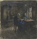 Due donne che leggono in una stanza - Ferdinand Balzer — vista dell’opera