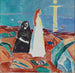 Zwei Frauen am Ufer - Edvard Munch — Ansicht des Kunstwerks