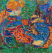 Zwei Mädchen spielen mit Katzen - Ernst Ludwig Kirchner — Ansicht des Kunstwerks