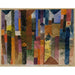 Reproduktion des Gemäldes vor der Stadt - Paul Klee
