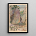 Reproduction of the painting Landscape with a Waterfall - Dezider Czader