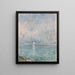 Marine Painting - Dezider Czader — framed artwork on a wall