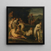 Diane e Atteone - Giovanni Balducci — quadro incorniciato alla parete