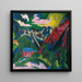 Die Klosterser Berge - Ernst Ludwig Kirchner — gerahmtes Bild an der Wand