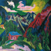 Die Klosterser Berge - Ernst Ludwig Kirchner — Ansicht des Kunstwerks