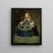 Infante Margaret Teresa in un abito blu - Diego Velázquez — quadro incorniciato alla parete
