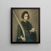Sainte Rufina - Diego Velázquez — quadro incorniciato alla parete