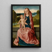 Madonna - Dieric Bouts — quadro incorniciato alla parete