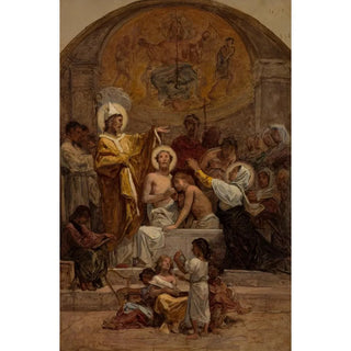 Diogne Maillart - The Baptism of Saint Augustine.webp