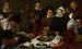 Compagnie à table - Dirck Barendsz — vista dell’opera