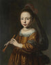 Portrait of Elizabeth Spiegel - Dirck Dircksz van Santvoort — artwork view