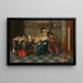 Un banchetto - Dirck Hals — quadro incorniciato alla parete