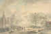 Battle scene with church on the left - Dirk Langendijk — artwork view