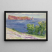 Scene di Spiaggia con Alberi e Scogliera - Dodge MacKnight — quadro incorniciato alla parete