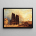 Vista del sagrato di Notre-Dame - Domenico Ferri — quadro incorniciato alla parete