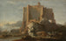 Landschaft mit Felsen und Burg - Domenico Gargiulo — Ansicht des Kunstwerks