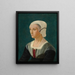 Lucrezia Tornabuoni - Domenico Ghirlandaio — framed artwork on a wall