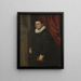 Ritratto di un giovane uomo - Domenico Tintoretto — quadro incorniciato alla parete