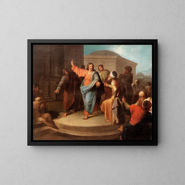 Monnaie de César - Domingos Sequeira — gerahmtes Bild an der Wand