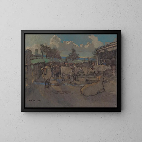 Die ersten sieben der siebzig Abendtratte - Dorothy Richmond — gerahmtes Bild an der Wand