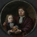 Ritratto doppio di Isaac Pontanus e Hendrik van Beek - Michiel Van Musscher — ambientato in un interno