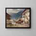 Repos devant l'auberge - Désiré Thomassin — quadro incorniciato alla parete