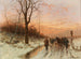 Ritorno alla caccia al tramonto - Désiré Thomassin — vista dell’opera