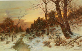 Dsir Thomassin - Woodworkers In A Winter Woodland.webp