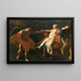 Orpheus and Eurydice - Dutch School — framed artwork on a wall