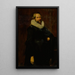 Portrait of a Gentleman - Dutch School — framed artwork on a wall