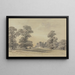Château de Windsor April 1850 - E. J. Stanley — gerahmtes Bild an der Wand